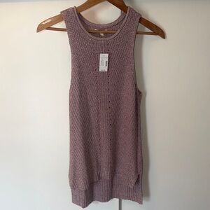 Maurices Dusty Mauve Sleeveless Knit Tunic